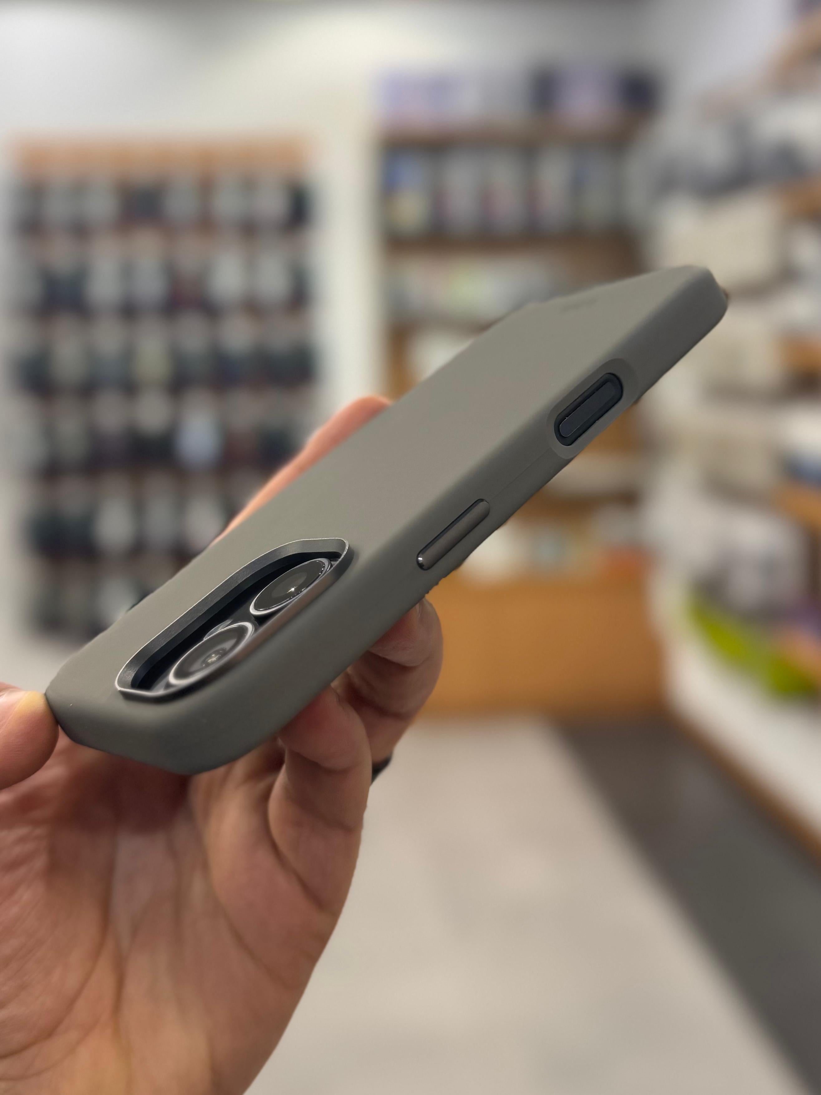 LZEL iPhone 16 Prime shield Silicone Case | Gray LZEL iPhone 16 Prime shield Silicone Case | Gray